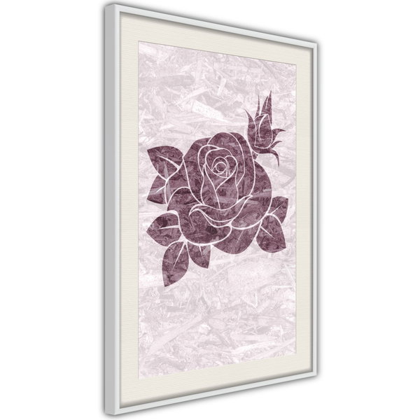 Poster 'Monochromatic Rosae'