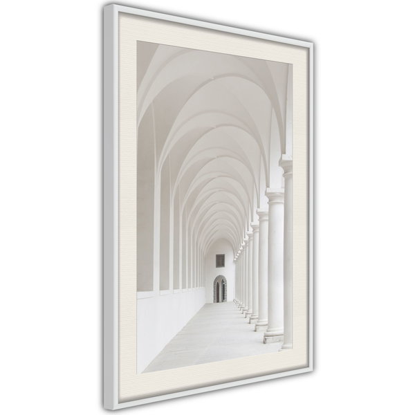 Poster 'White Colonnade'