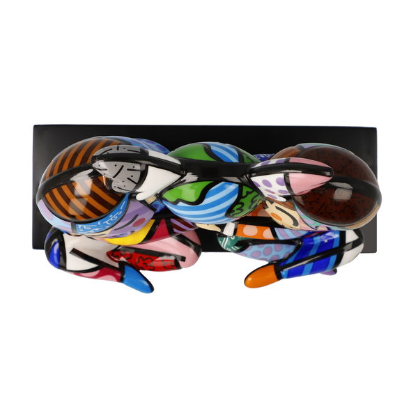 Porzellan Figur 'Children of the World' von Romero Britto 8x14x15cm