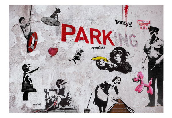Tapete '[Banksy] Graffiti Diversity'