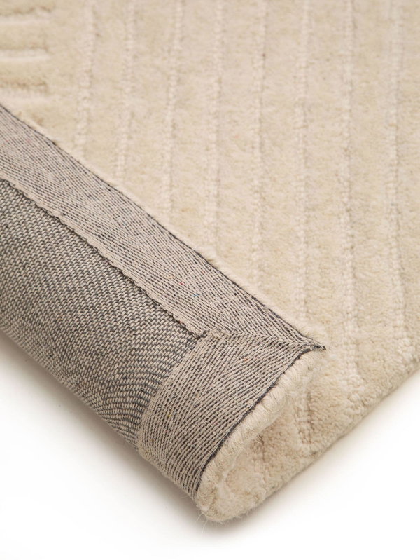 Design Wollteppich Yanis Beige