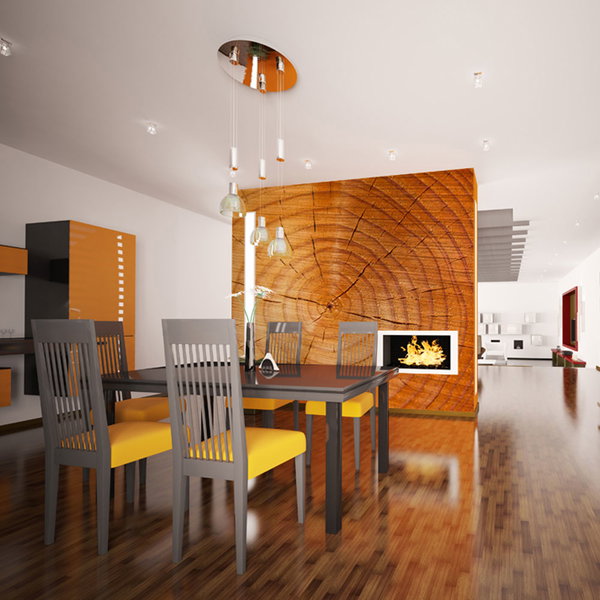 Tapeta 'Annual Rings on a Tree Trunk'