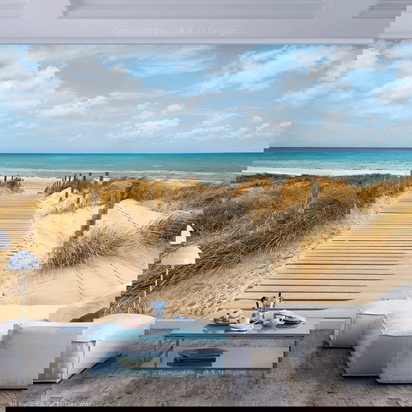 Zelfklevend behang 'Holiday Landscape'