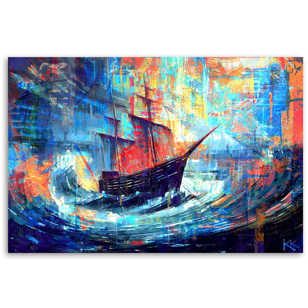 Kunstdruck auf Leinwand 'Voyage Tempest'