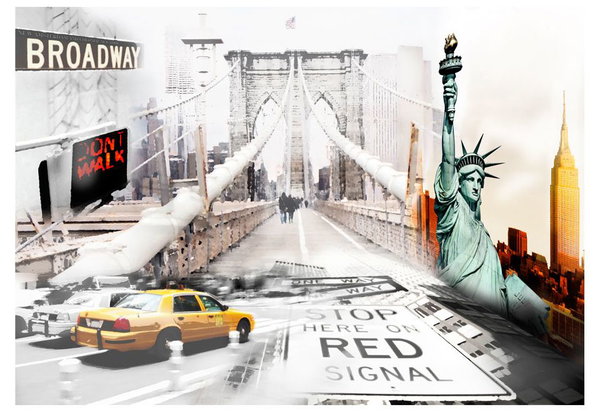Tapete 'Straßen von New York'