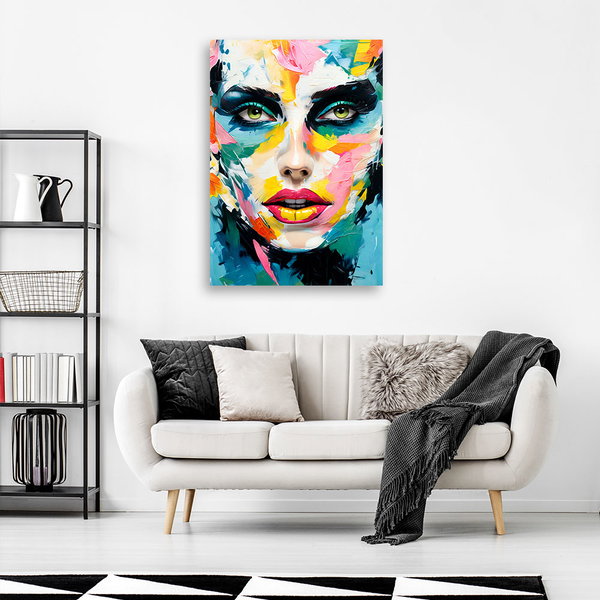 Kunstdruck auf Leinwand 'Prismatic Gaze'