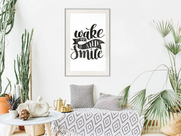 Poster 'Wake up and Smile'