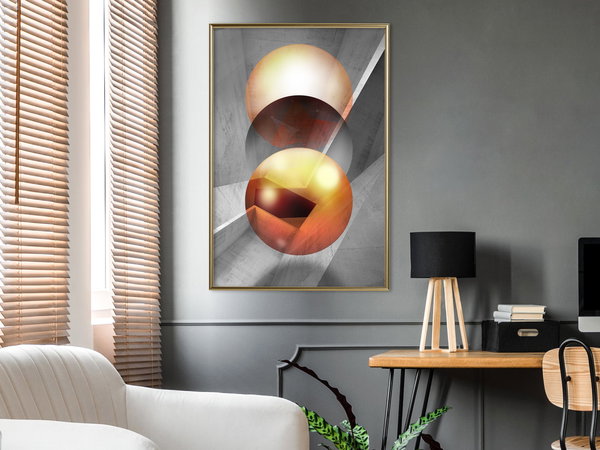 Poster 'Enchanted Globes'
