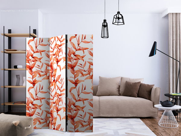 Paravent 'Coral Leaves'