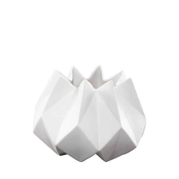 Porzellan Vase 'Geometric Blossom' von Goebel 25,5x19x25,5cm