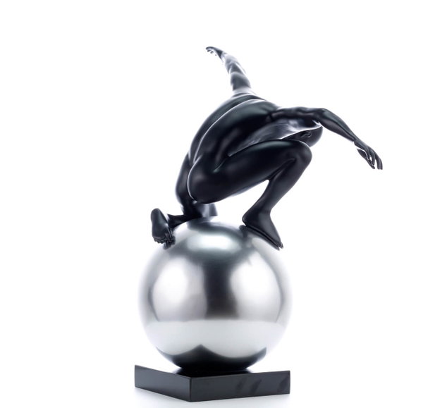Sculpture 'Internal Balance' 48x47x27cm