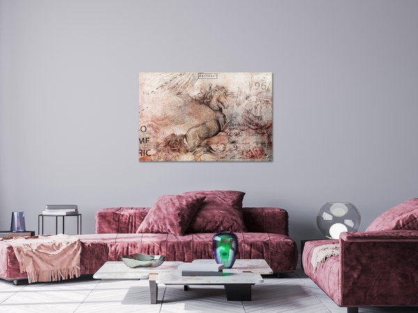 Kunstdruck auf Leinwand 'Artistic Vision Wide'