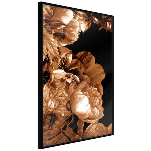 Poster 'Summer Flowers in Sepia'