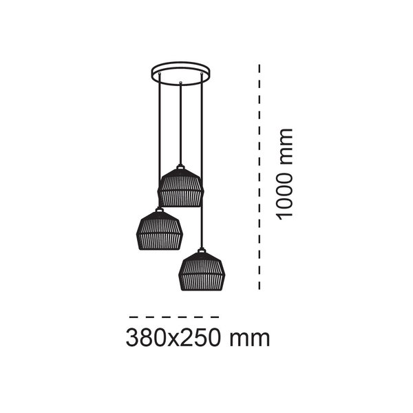 Lampa wisząca 'Krabi K3C'