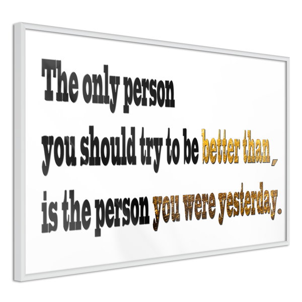 Poster 'Outdo Yourself'