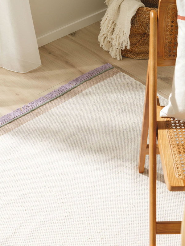 Design Wollteppich Karla Lila