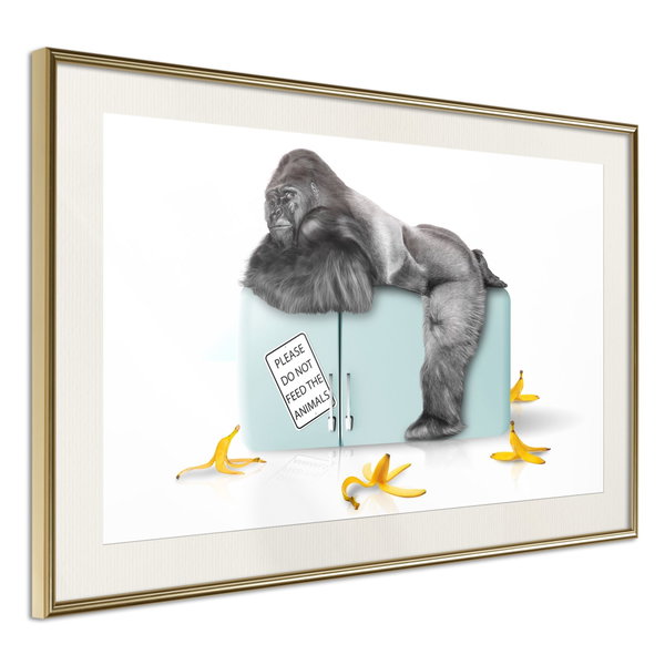 Poster 'Hungry Gorilla'