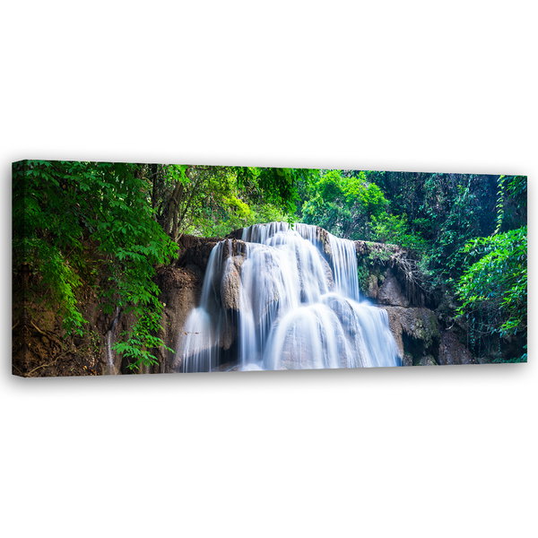Kunstdruck auf Leinwand 'Majestic Waterfall'