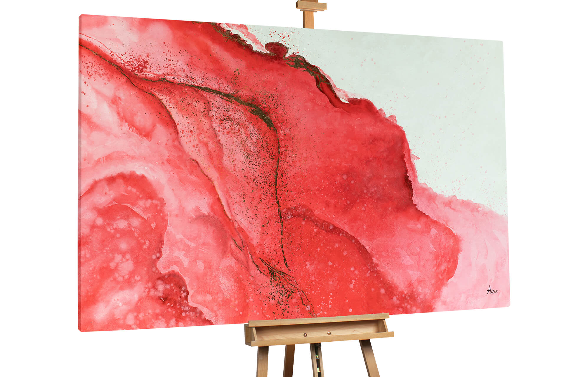 Buy oil painting 'Scarlet Snow' KunstLoft