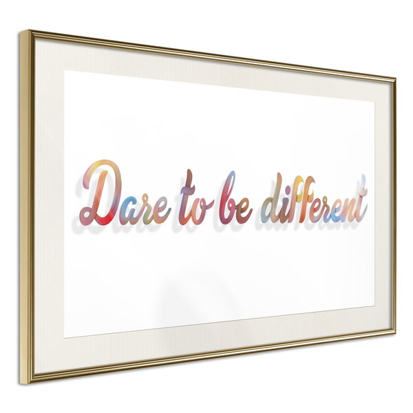 Poster 'Dare To Be Different'