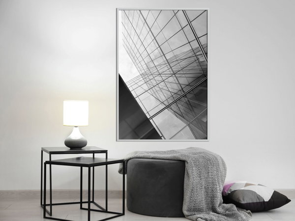 Poster 'Steel and Glass (Grey)'