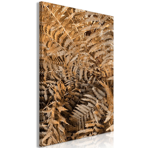 Kunstdruk op canvas 'Mysterious Fern Vertical'