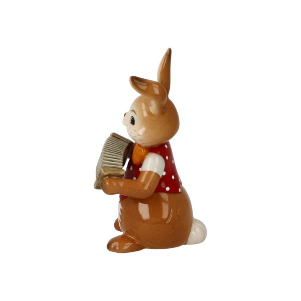 Porzellan Figur 'Frecher Musikant' von Goebel 4x8x4cm