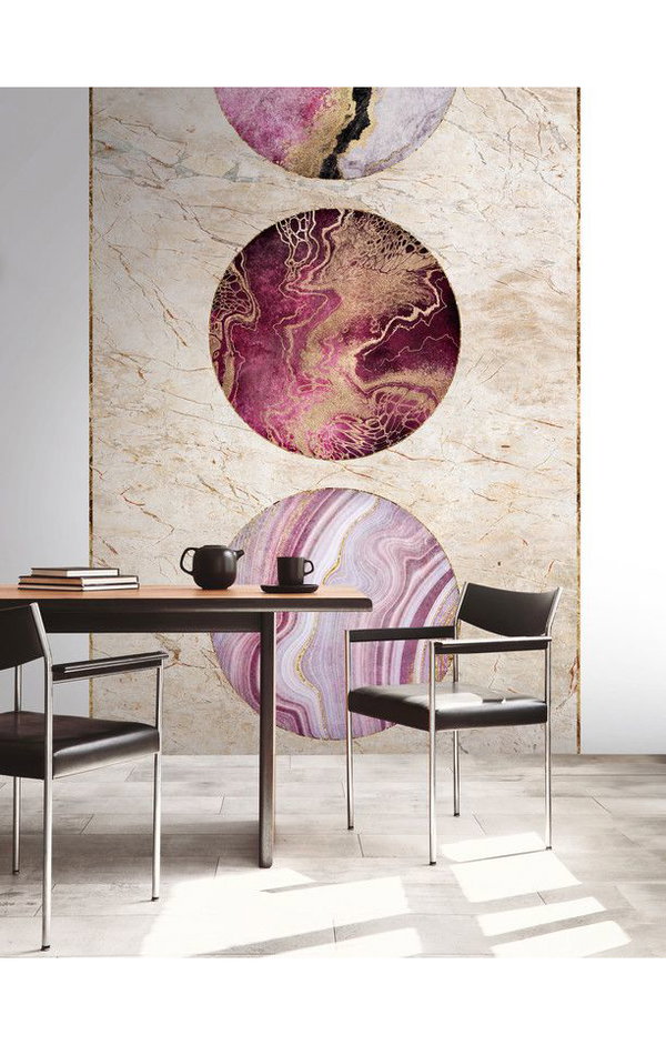 Tapete 'Stone Orbs' 159x280cm