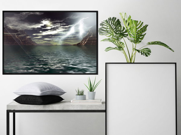 Poster 'Storm on the Lake'