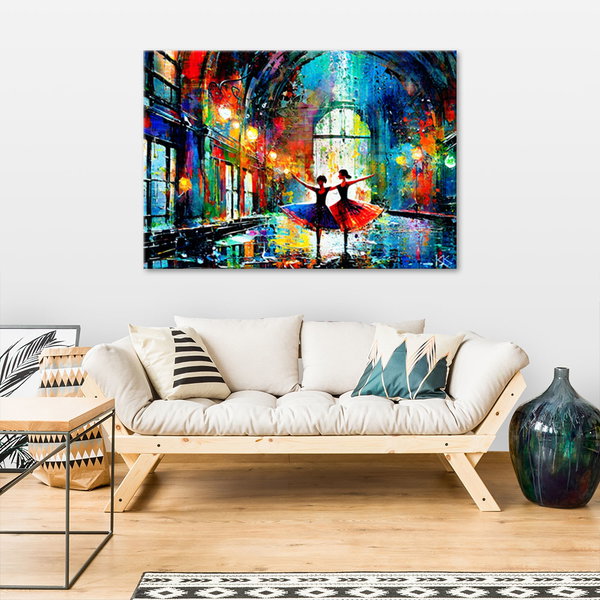 Kunstdruck auf Leinwand 'Dance of Vibrant Dreams 3'