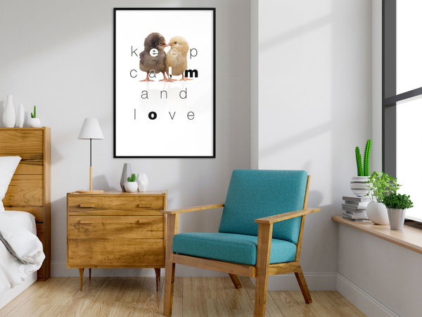 Poster 'Keep Calm and Love'