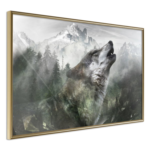 Poster 'Howling Wolf'