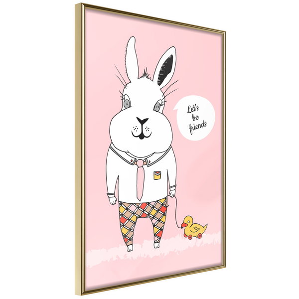 Poster 'Rabbit's Friend'
