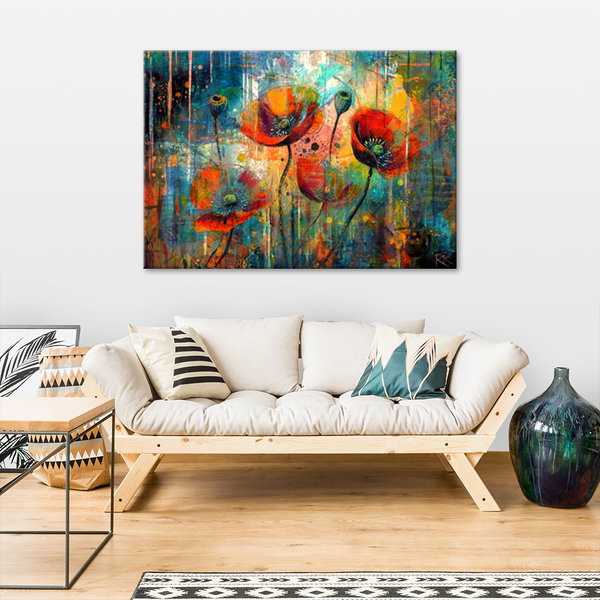 Kunstdruck auf Leinwand 'Blooming Symphony 1'