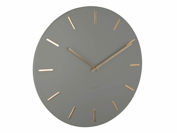 Minimalistische Wanduhr