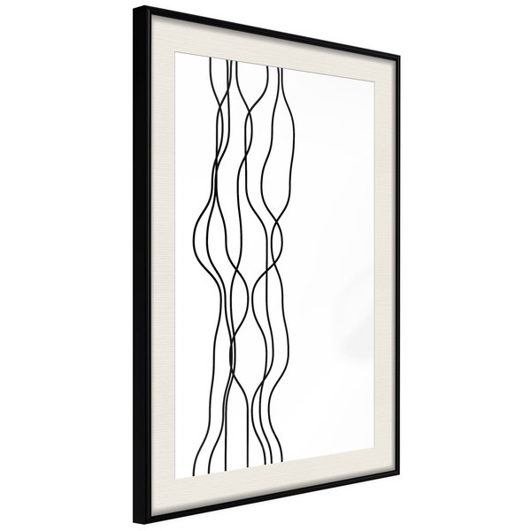 Poster 'Wavy Lines'