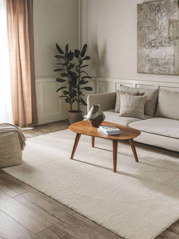 Design Teppich Tacoma Beige