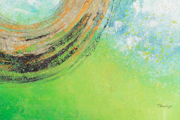 Großzügig aufgetragene Farben