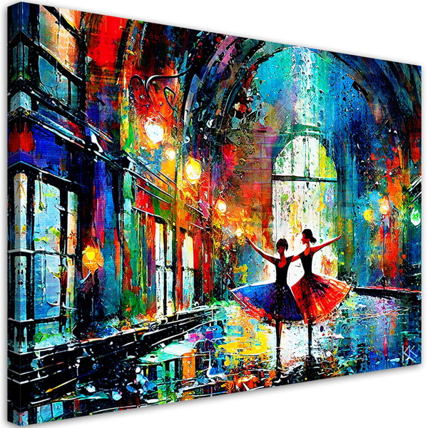 Kunstdruck auf Leinwand 'Dance of Vibrant Dreams 3'