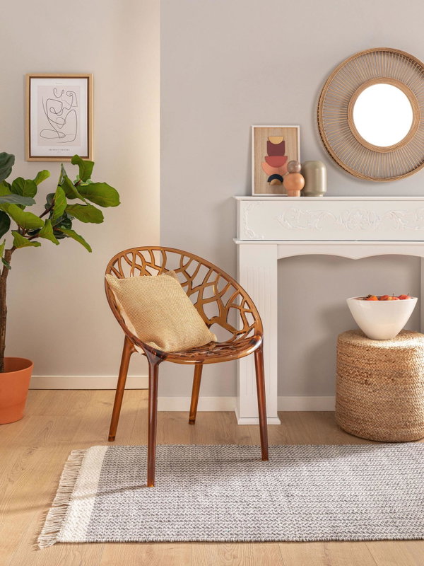 Design Wollteppich Kim Grau