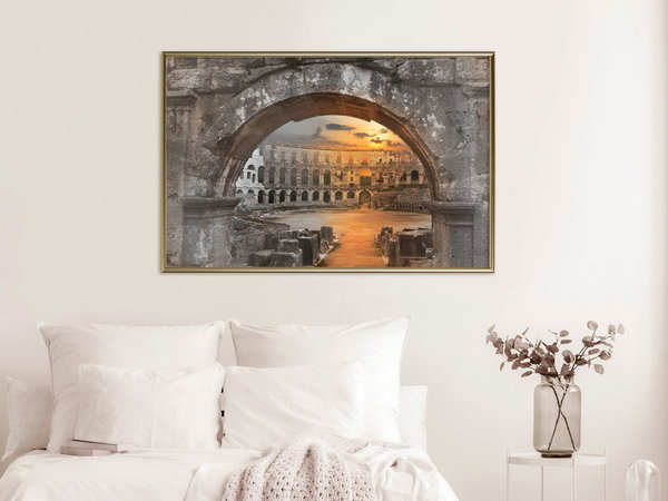 Poster 'Sunset in the Ancient City'