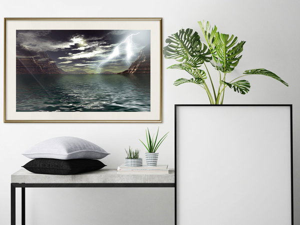 Poster 'Storm on the Lake'