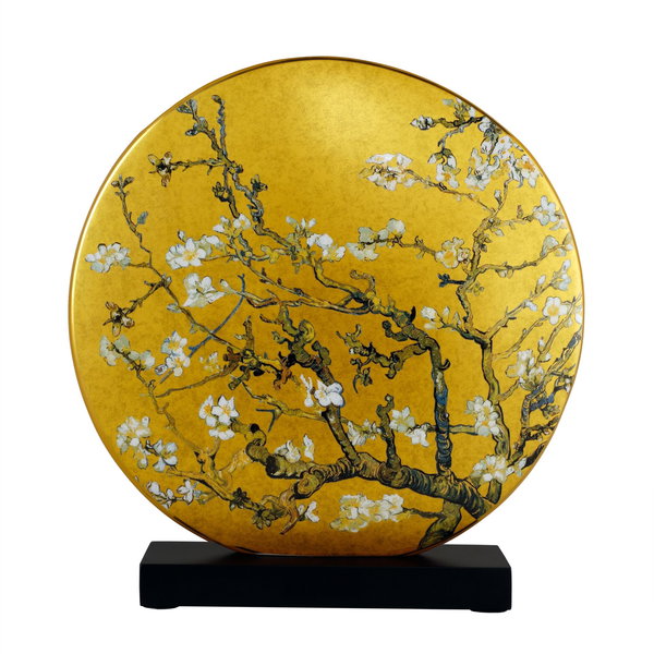 Porzellan Vase 'Springtime in Gold' von Vincent van Gogh 8x33,5x31cm