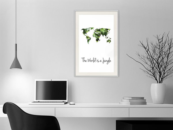 Poster 'We Live in a Jungle'