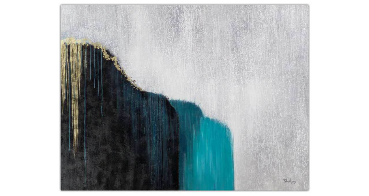 XXL Schilderij 'Fading Out of Sight' | Handgeschilderd unicum 200x150cm in de ruimte.