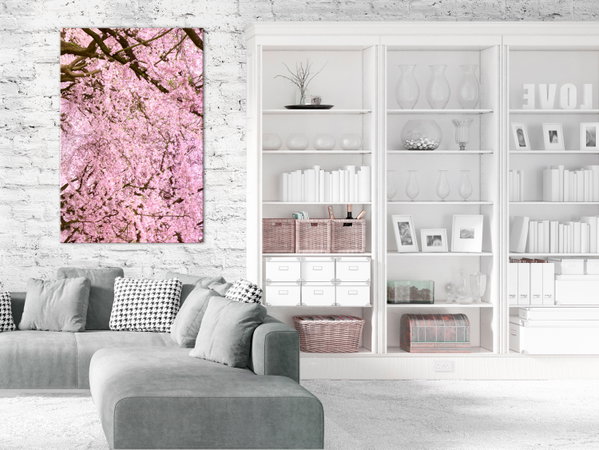 Art print on canvas 'Cherry Tree Vertical'