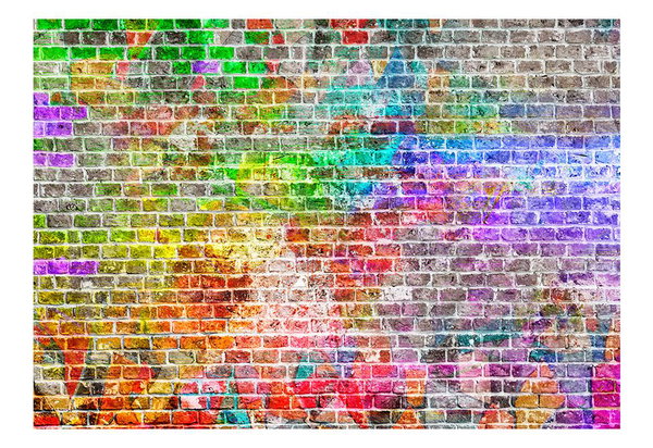 Tapete 'Rainbow Wall'