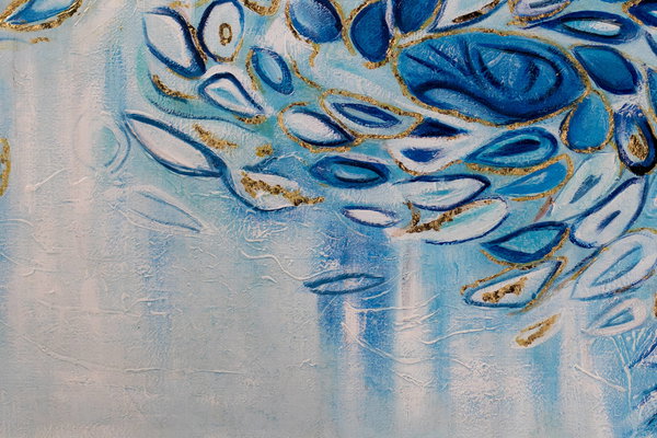 Pintura aplicada con generosidad
