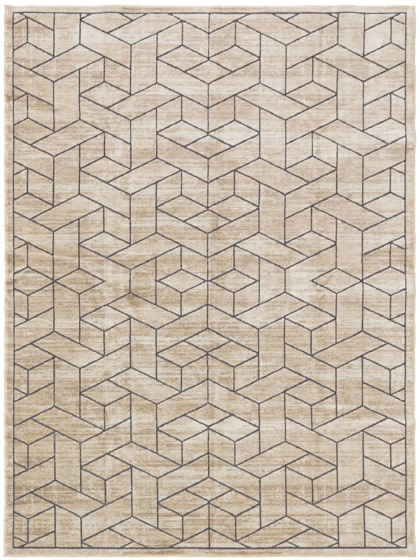 Design Teppich Daisy Beige