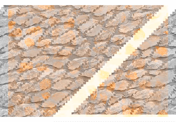 Behang 'Beige Masonry'